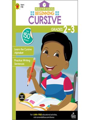 cover image of Beginning Cursive, Grades 2--3